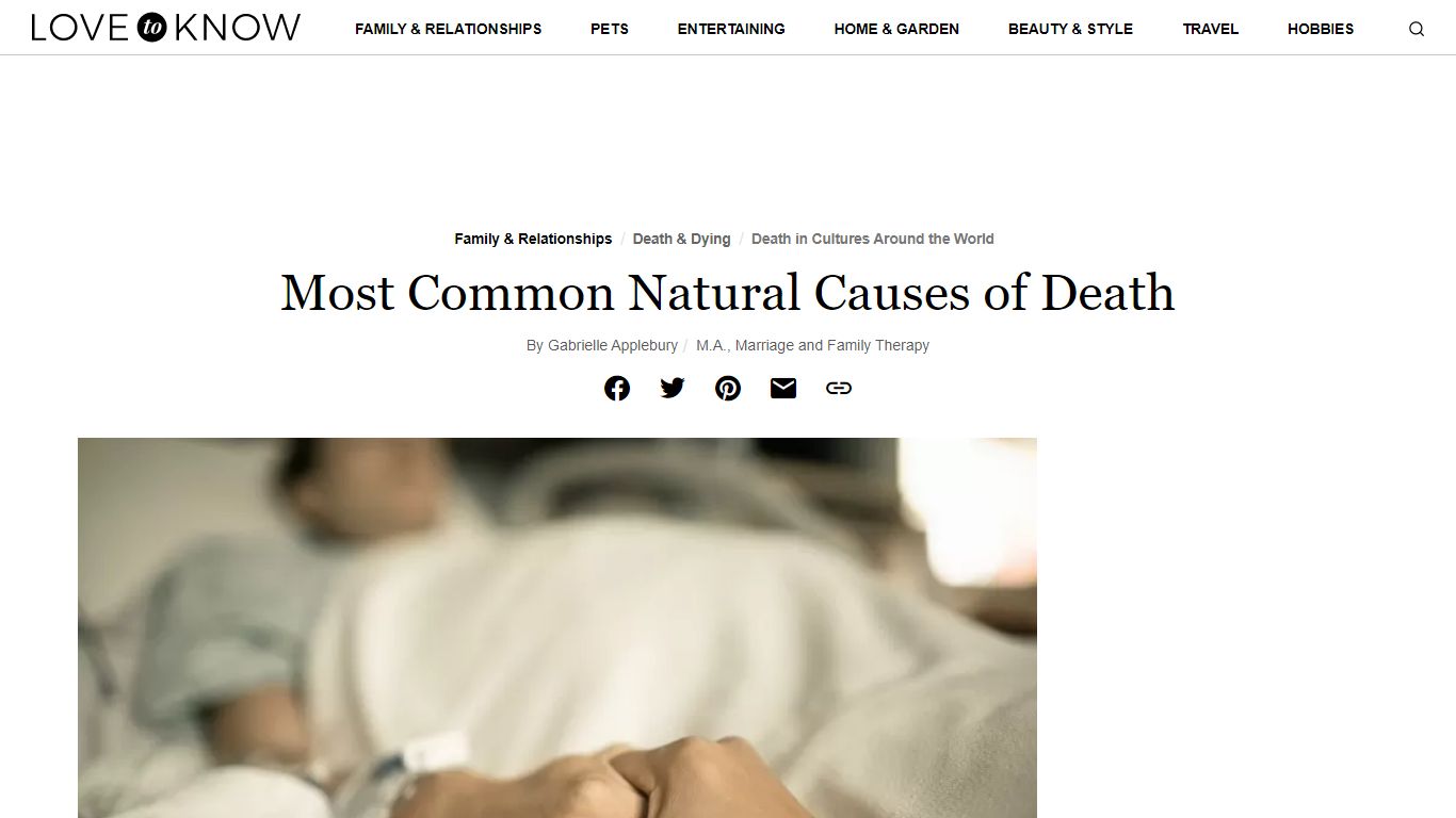 Most Common Natural Causes of Death | LoveToKnow